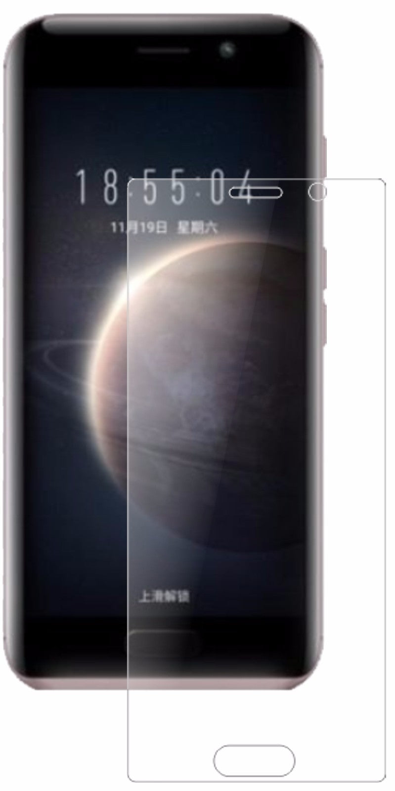 HuaweiHonor Magic mit aufgebrachter dipos Panzerfolie, die lästige Fingerabdrücke minimiert