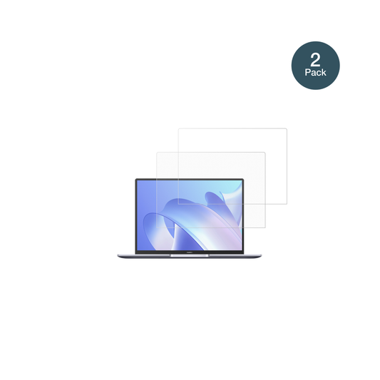 HuaweiMateBook 14 2021 mit aufgebrachter dipos Panzerfolie, die lästige Fingerabdrücke minimiert