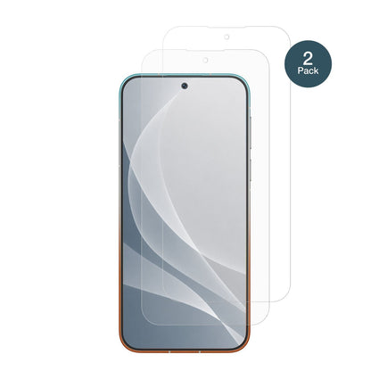HuaweiPura 90s Pro Max mit aufgebrachter dipos Panzerfolie, die lästige Fingerabdrücke minimiert