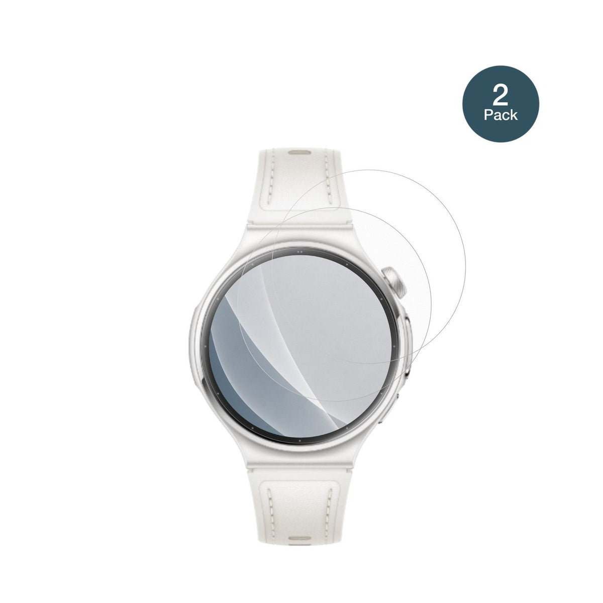 2x 9H Schutzfolie matt für Huawei Watch 6 42mm Panzerfolie