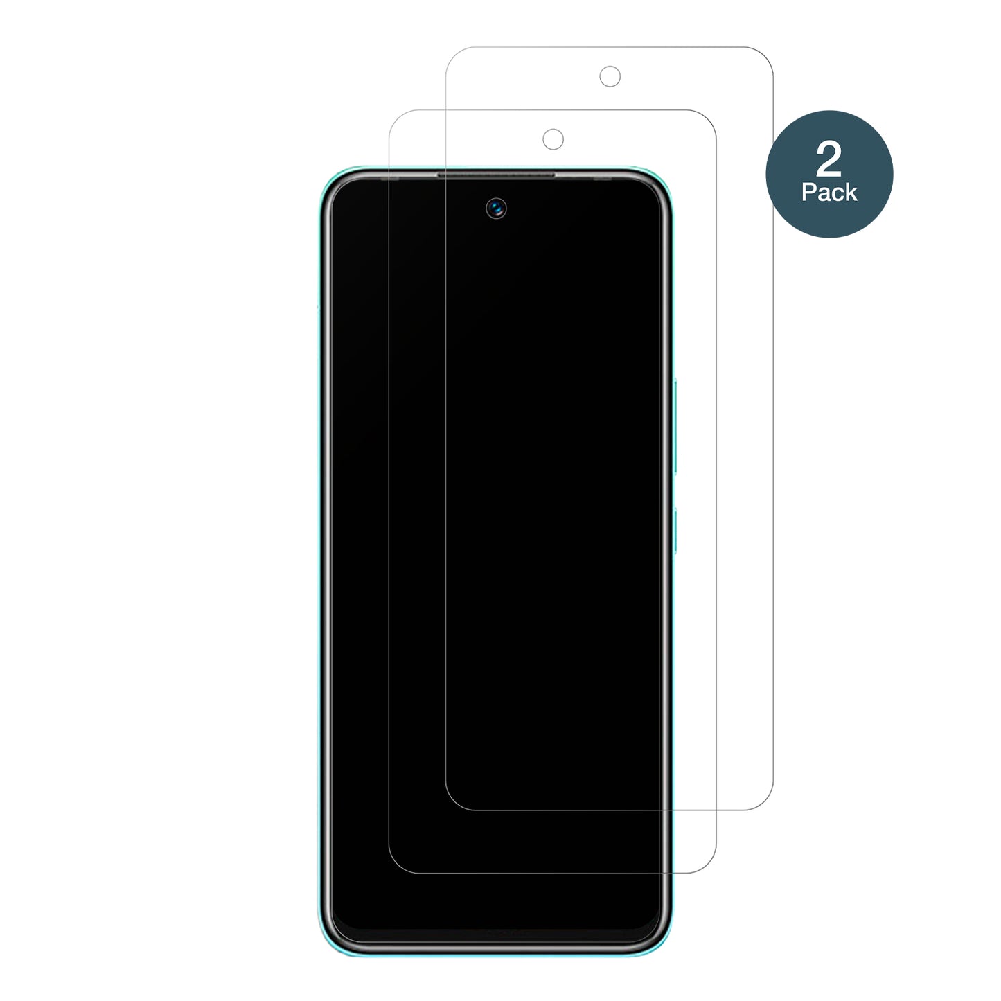 InfinixHot 12 Play mit aufgebrachter dipos Panzerfolie, die lästige Fingerabdrücke minimiert