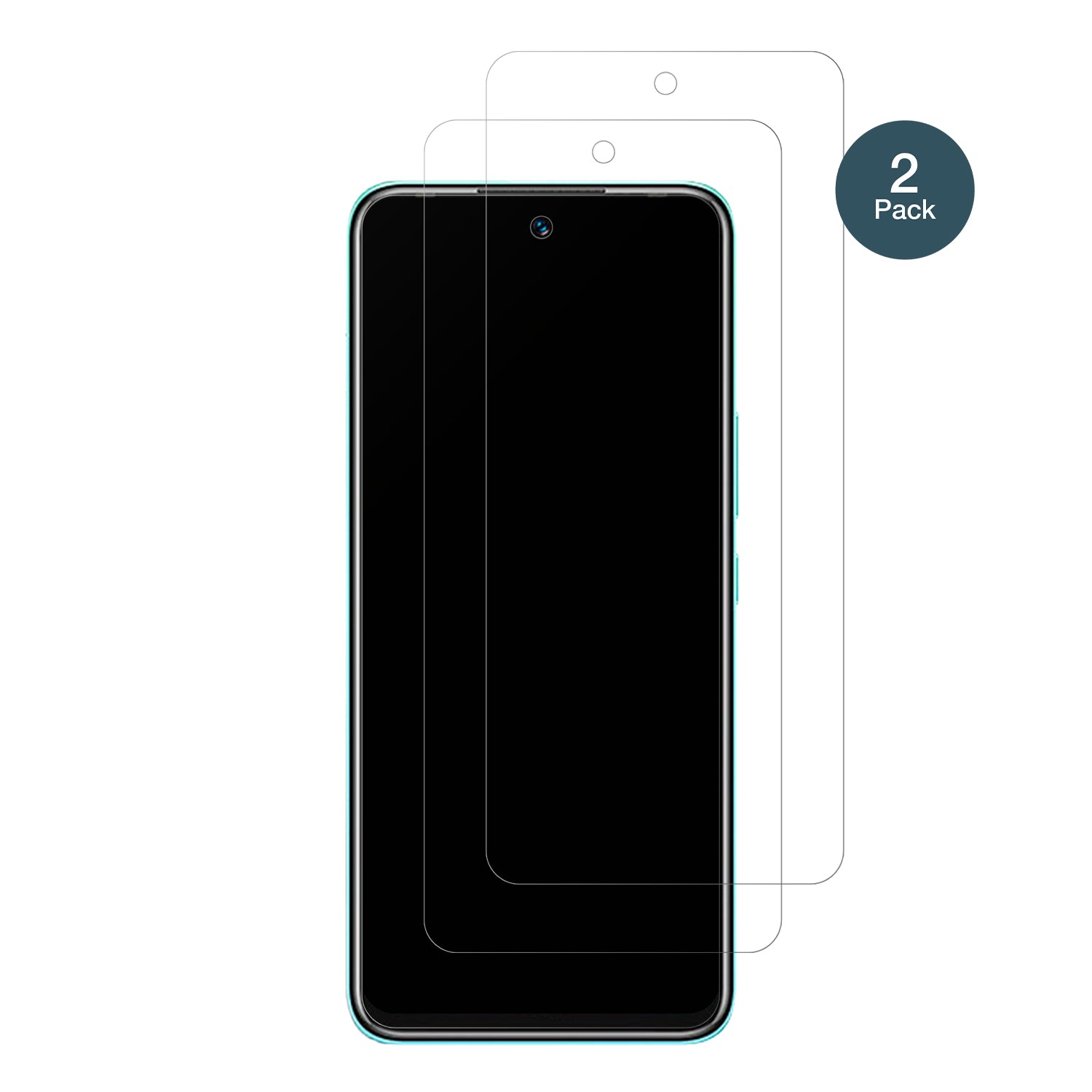InfinixHot 12 Play mit aufgebrachter dipos Panzerfolie, die lästige Fingerabdrücke minimiert