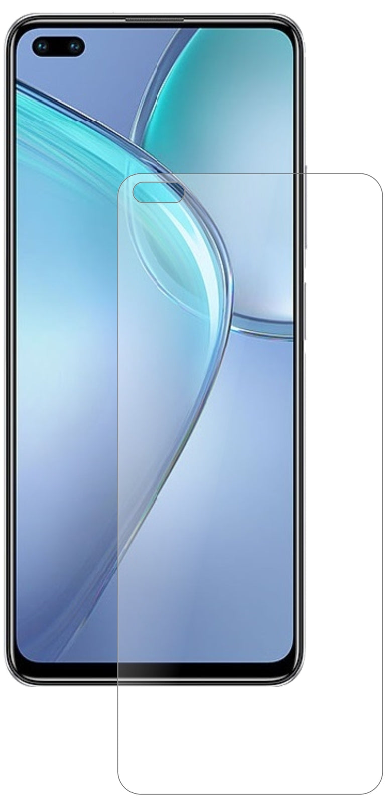 InfinixZero 8 mit aufgebrachter dipos Panzerfolie, die lästige Fingerabdrücke minimiert
