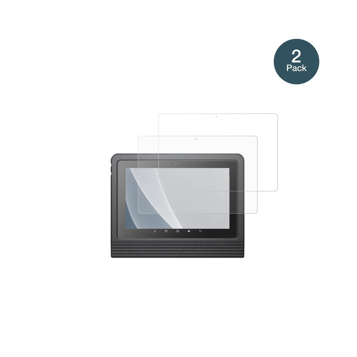 LaunchX431 PROS V5.0 mit aufgebrachter dipos Panzerfolie, die lästige Fingerabdrücke minimiert