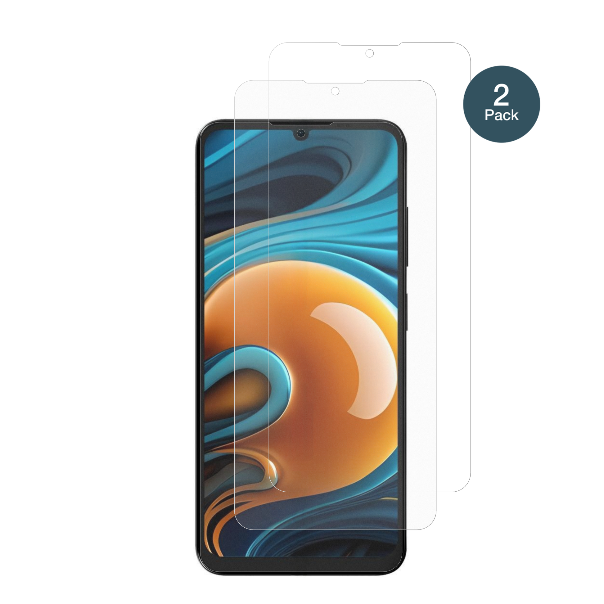 LavaYuva Smart 3 mit aufgebrachter dipos Panzerfolie, die lästige Fingerabdrücke minimiert