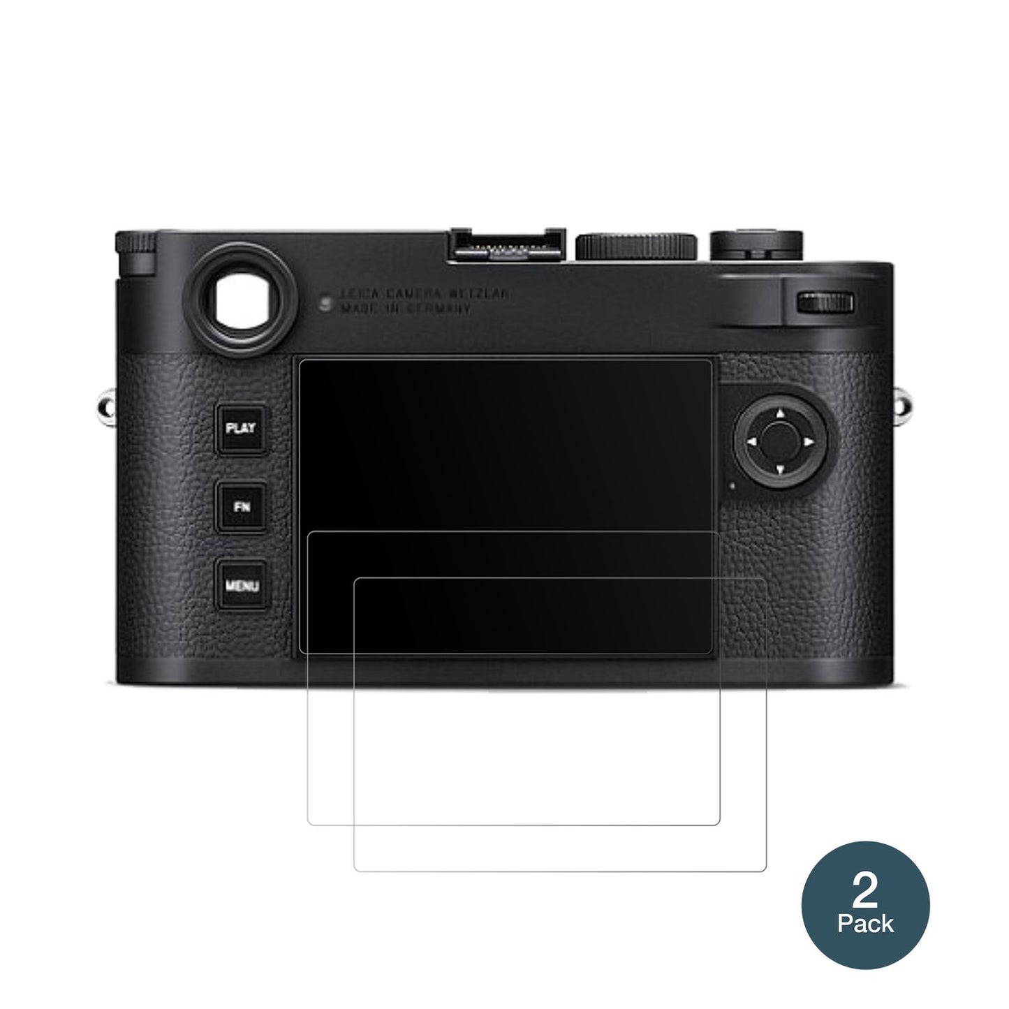 LeicaM 11-D mit aufgebrachter dipos Panzerfolie, die lästige Fingerabdrücke minimiert