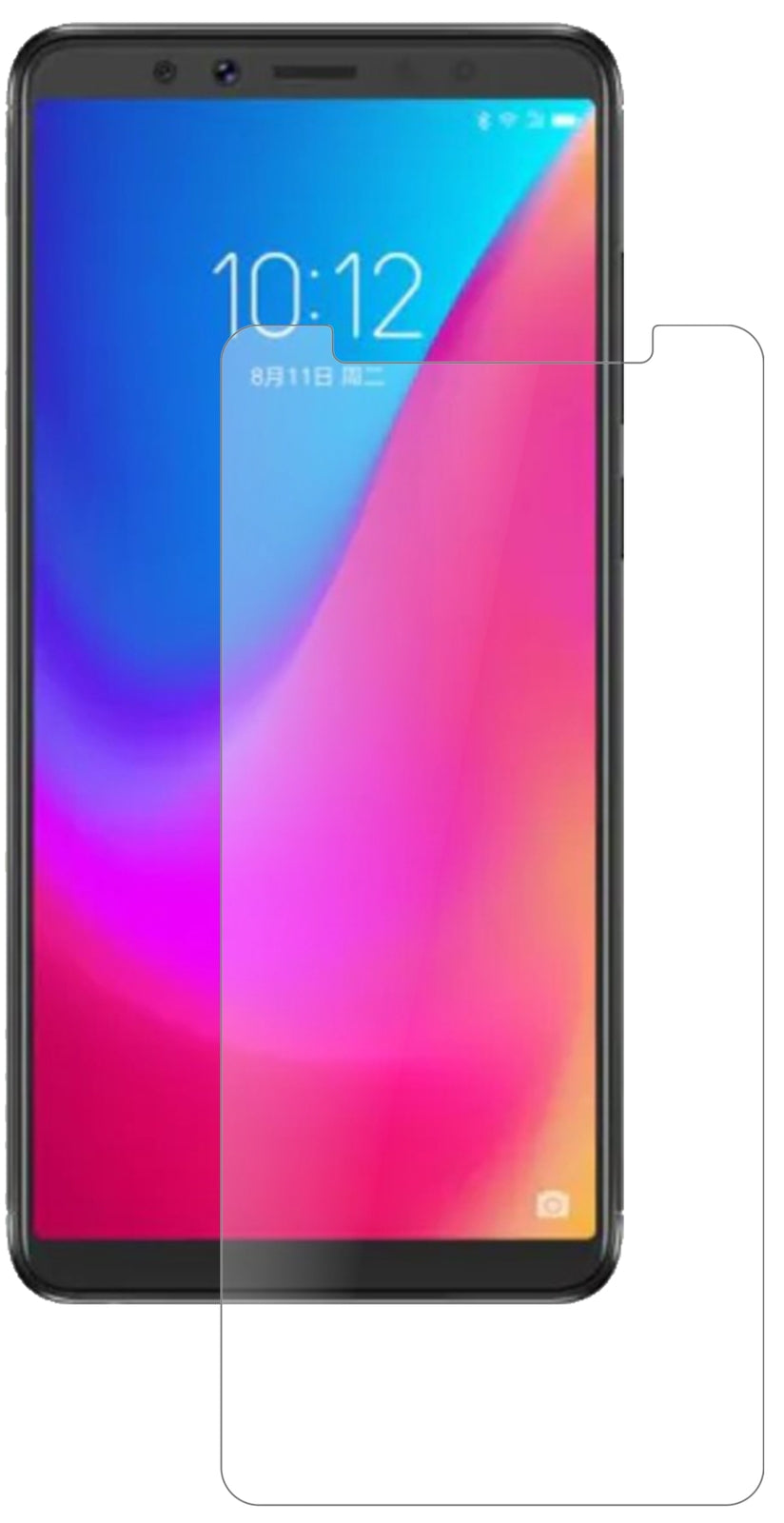 LenovoK5 Pro mit aufgebrachter dipos Panzerfolie, die lästige Fingerabdrücke minimiert