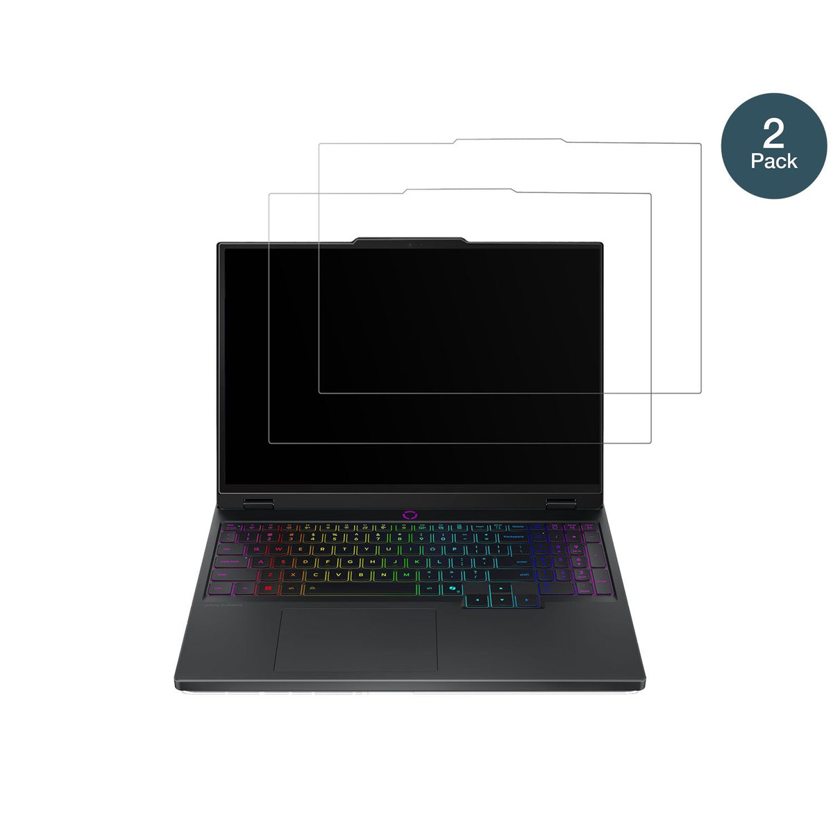 LenovoLegion 5 15IRX10 mit aufgebrachter dipos Panzerfolie, die lästige Fingerabdrücke minimiert