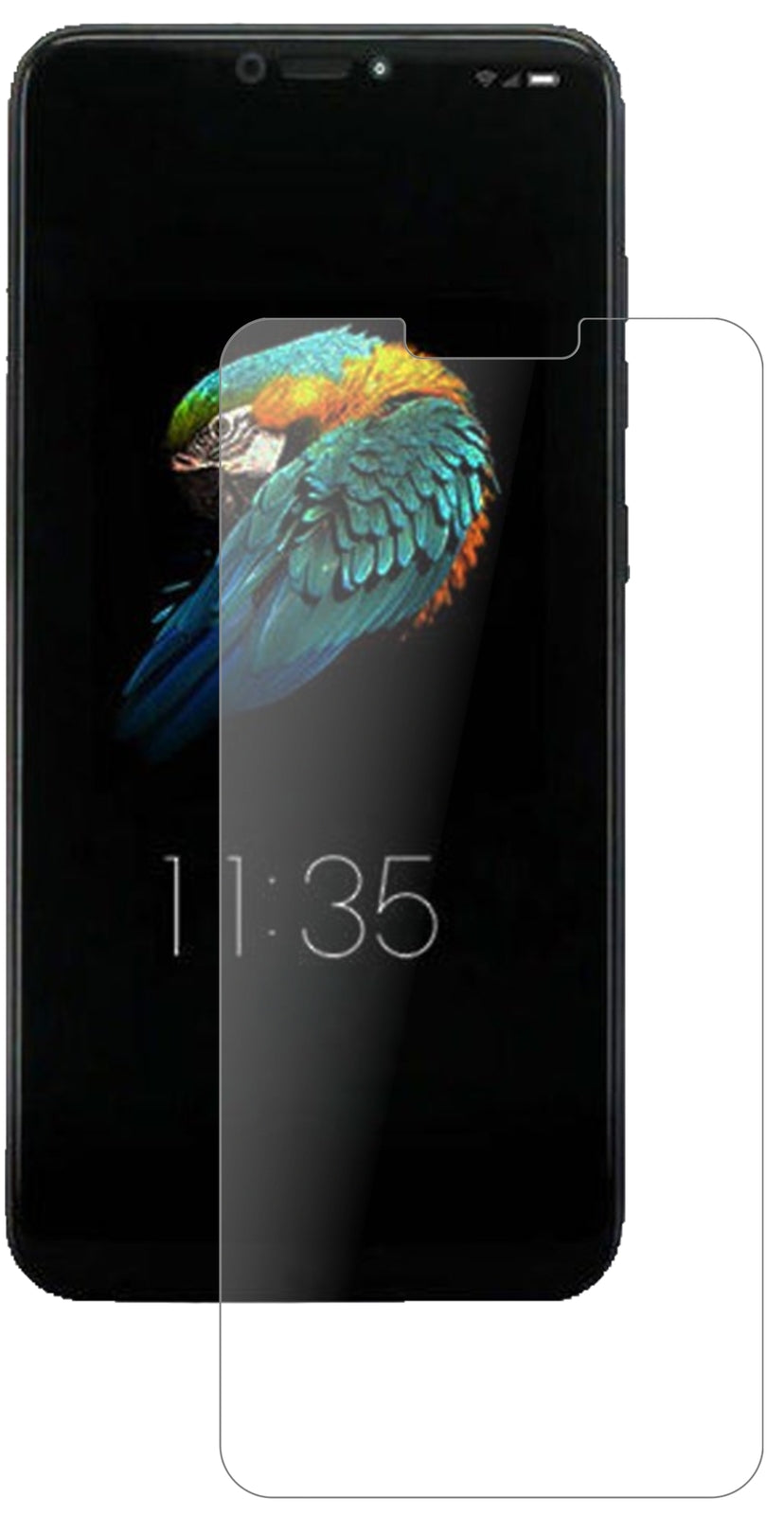 LenovoS5 Pro GT mit aufgebrachter dipos Panzerfolie, die lästige Fingerabdrücke minimiert