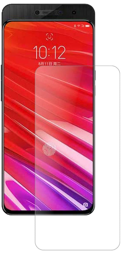 LenovoZ5 Pro mit aufgebrachter dipos Panzerfolie, die lästige Fingerabdrücke minimiert