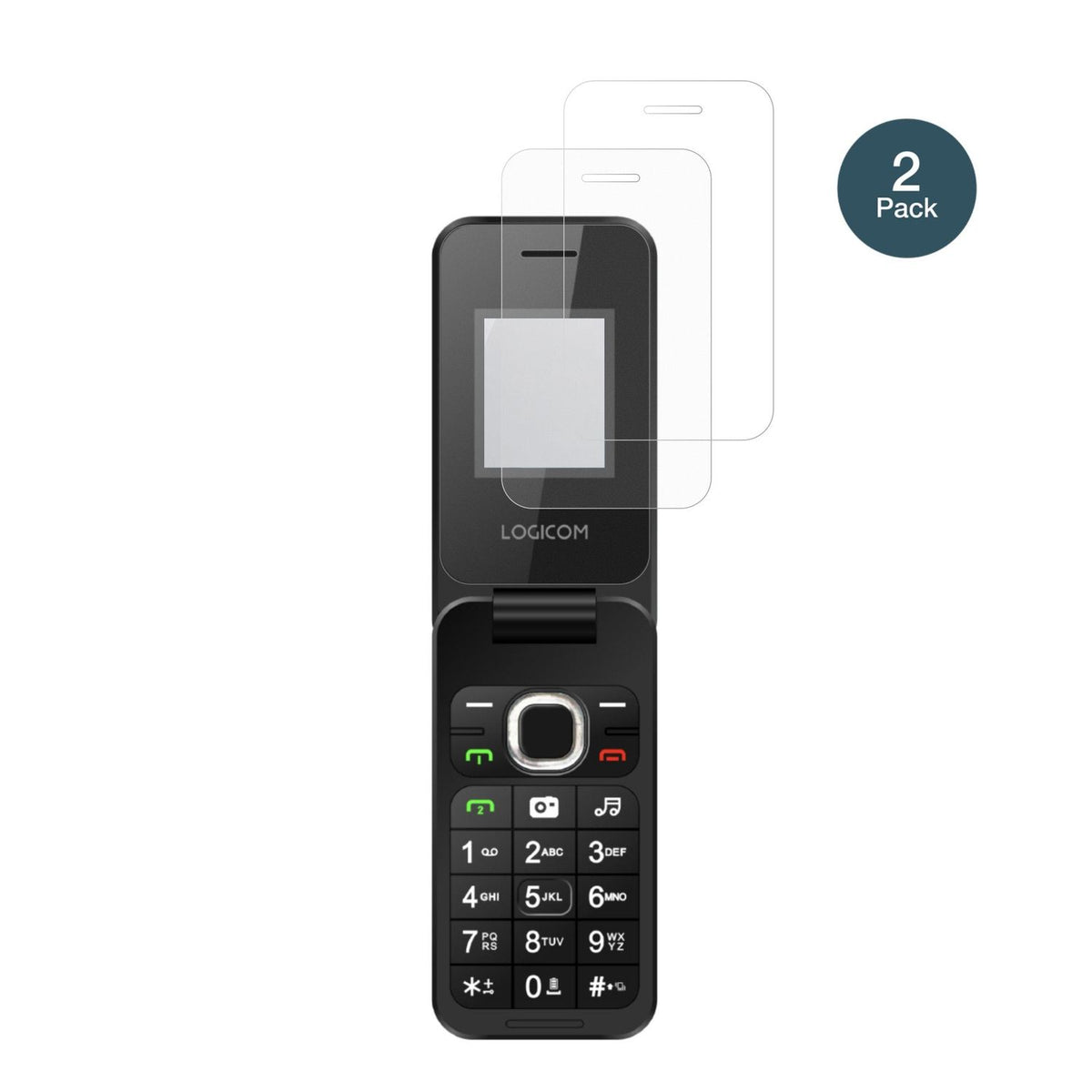 LogicomFleep 460 mit aufgebrachter dipos Panzerfolie, die lästige Fingerabdrücke minimiert