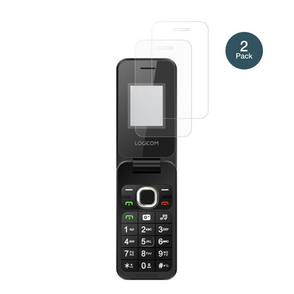 LogicomFleep 460 mit aufgebrachter dipos Panzerfolie, die lästige Fingerabdrücke minimiert