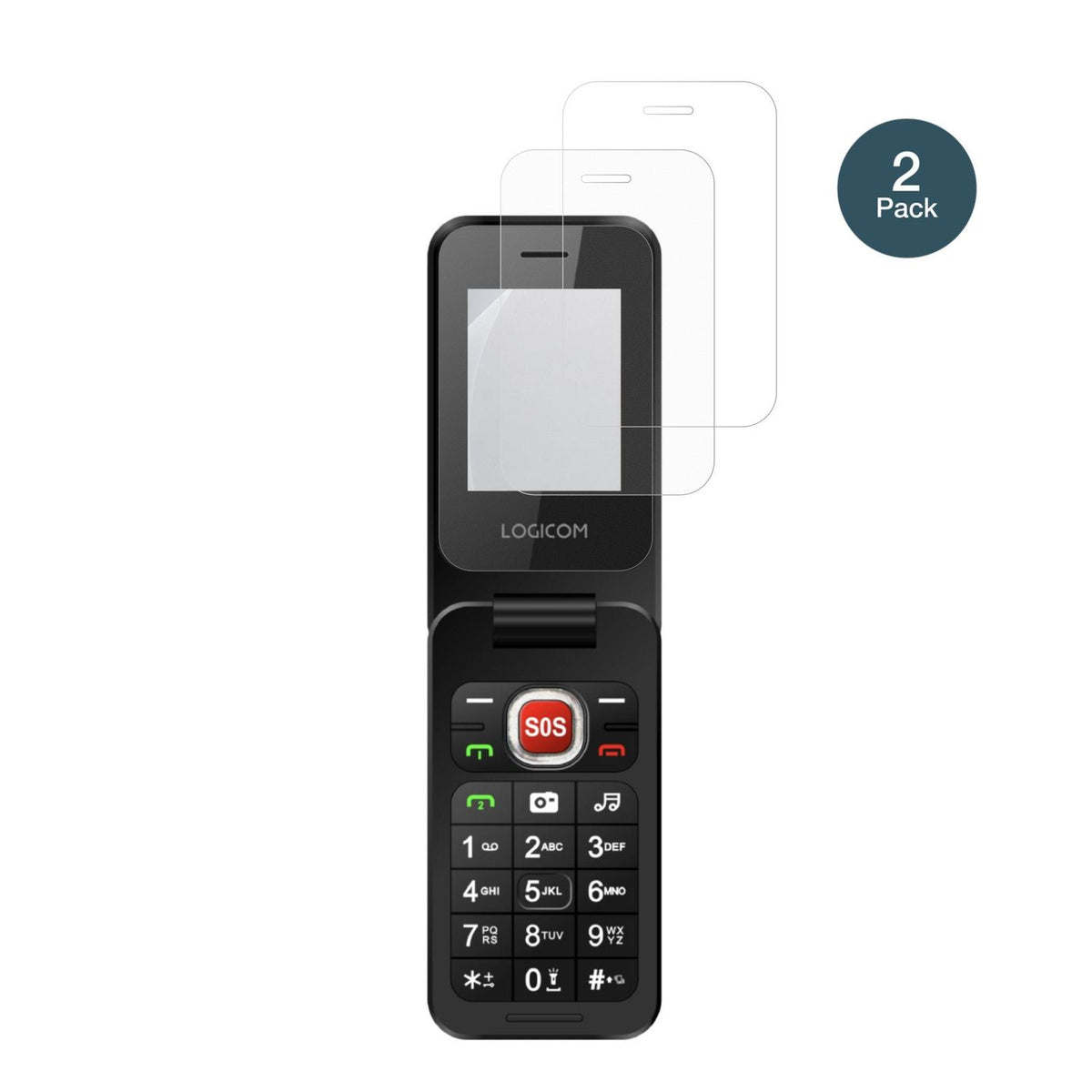 LogicomFleep S90 mit aufgebrachter dipos Panzerfolie, die lästige Fingerabdrücke minimiert