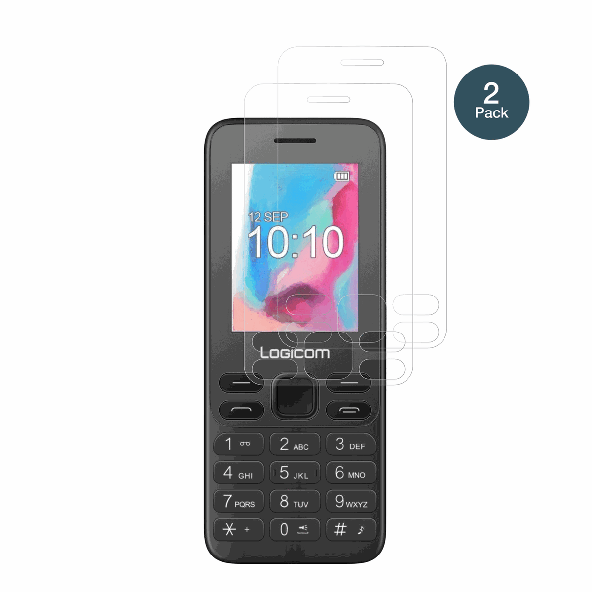 LogicomKay 243 mit aufgebrachter dipos Panzerfolie, die lästige Fingerabdrücke minimiert