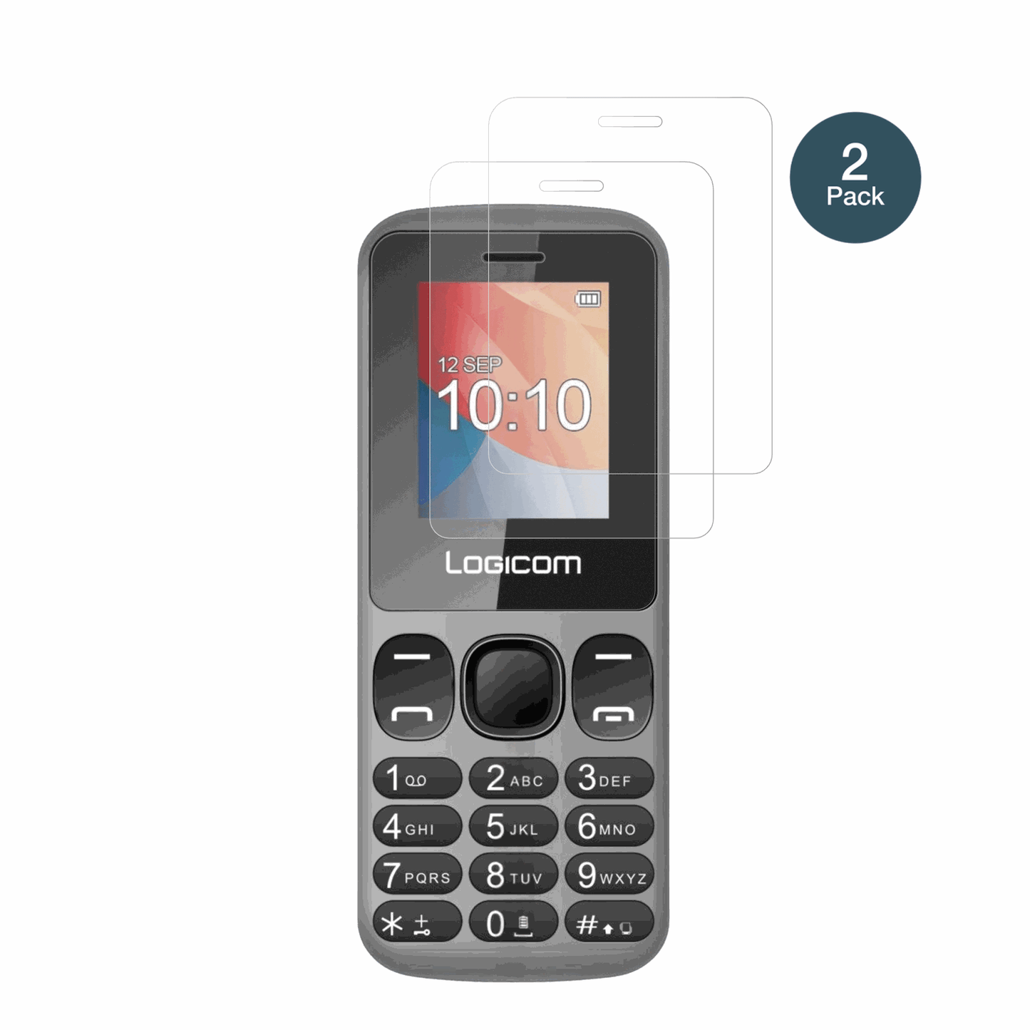 LogicomPosh 186 mit aufgebrachter dipos Panzerfolie, die lästige Fingerabdrücke minimiert