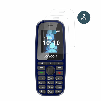 LogicomPosh 402 mit aufgebrachter dipos Panzerfolie, die lästige Fingerabdrücke minimiert
