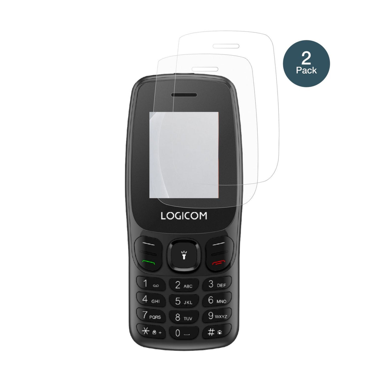 LogicomPosh 405 mit aufgebrachter dipos Panzerfolie, die lästige Fingerabdrücke minimiert