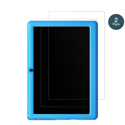 LvilleKinder Tablet mit aufgebrachter dipos Panzerfolie, die lästige Fingerabdrücke minimiert