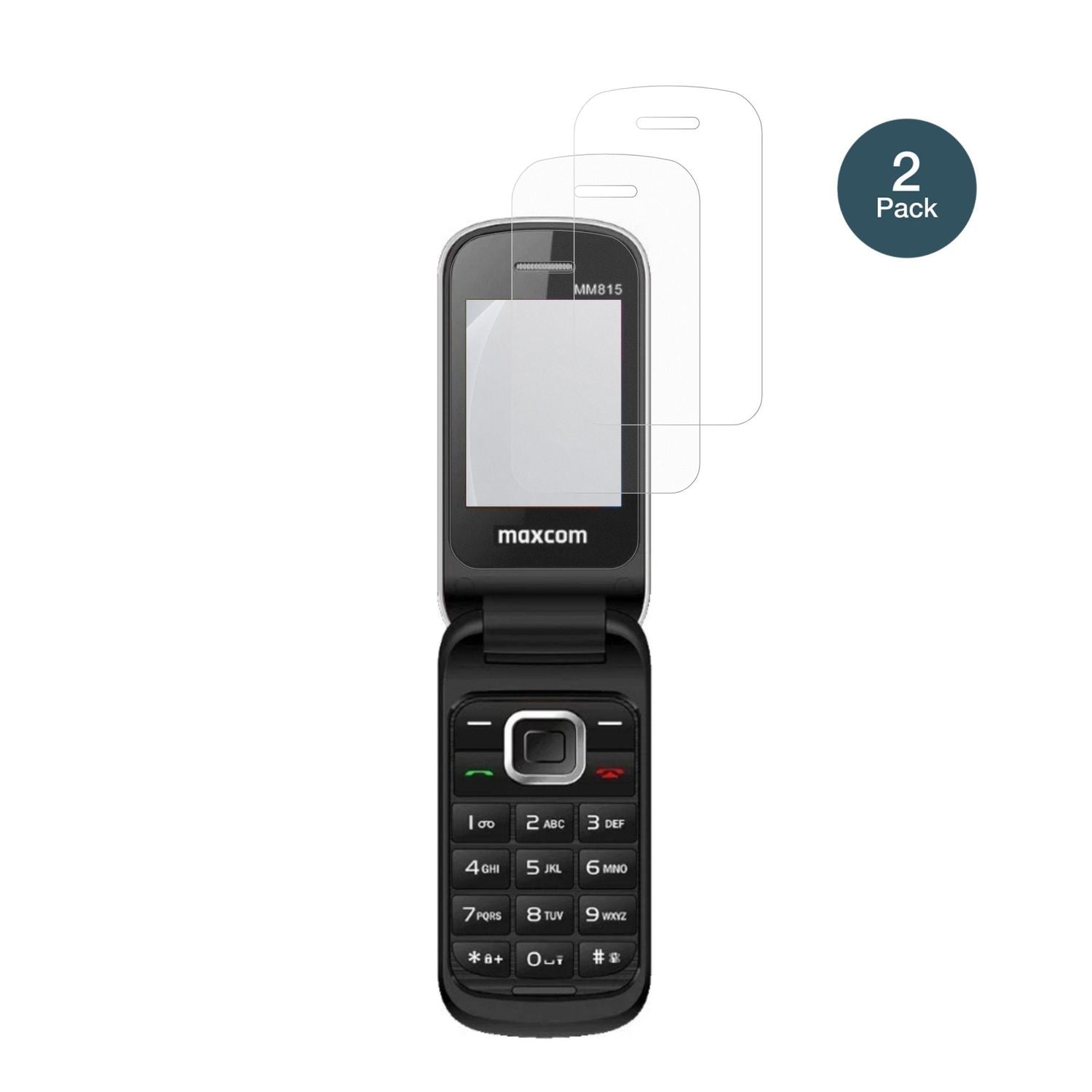 MaxComComfort MM815 mit aufgebrachter dipos Panzerfolie, die lästige Fingerabdrücke minimiert