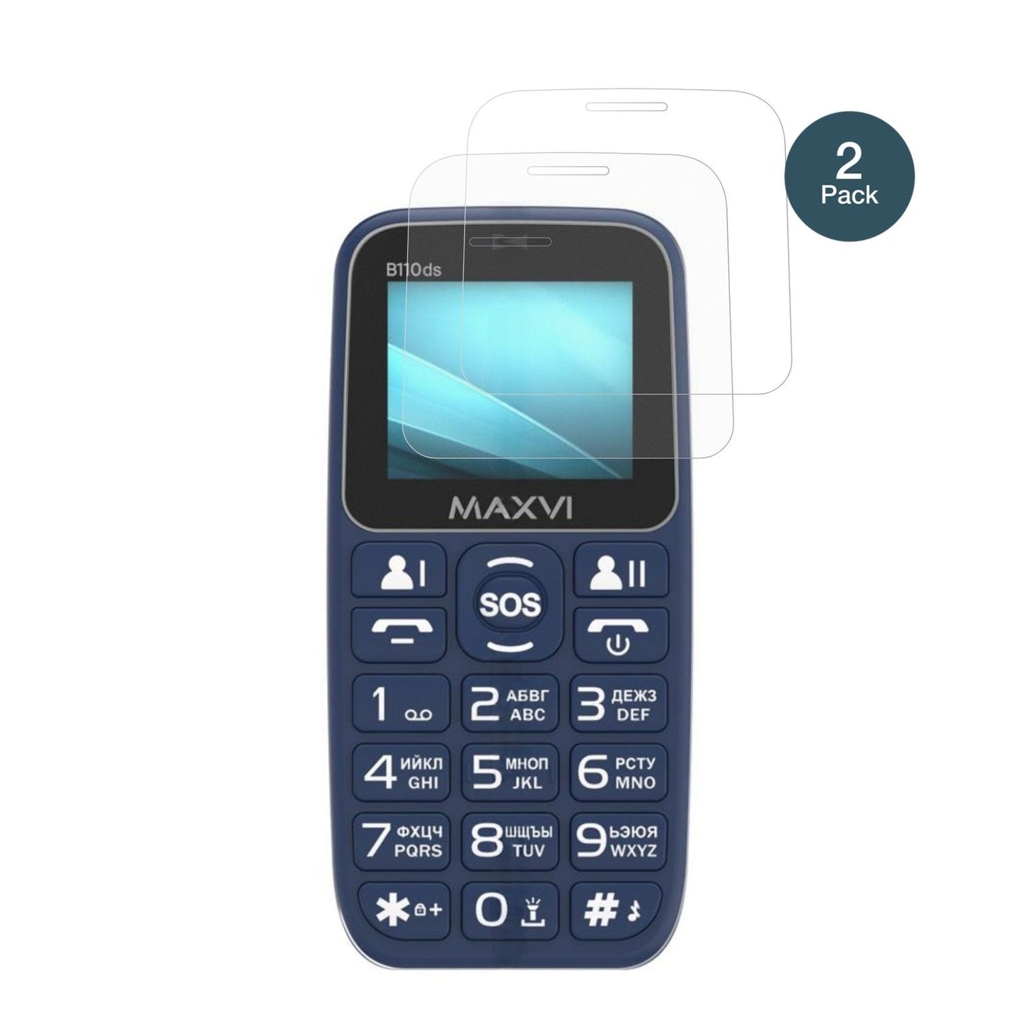 MaxviB110ds mit aufgebrachter dipos Panzerfolie, die lästige Fingerabdrücke minimiert