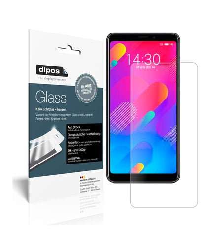 MeizuV8 pro mit aufgebrachter dipos Panzerfolie, die lästige Fingerabdrücke minimiert