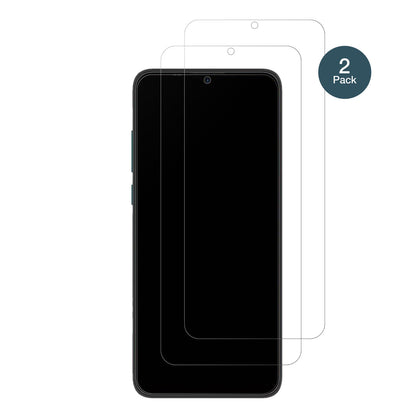 MicromaxIn 2c mit aufgebrachter dipos Panzerfolie, die lästige Fingerabdrücke minimiert