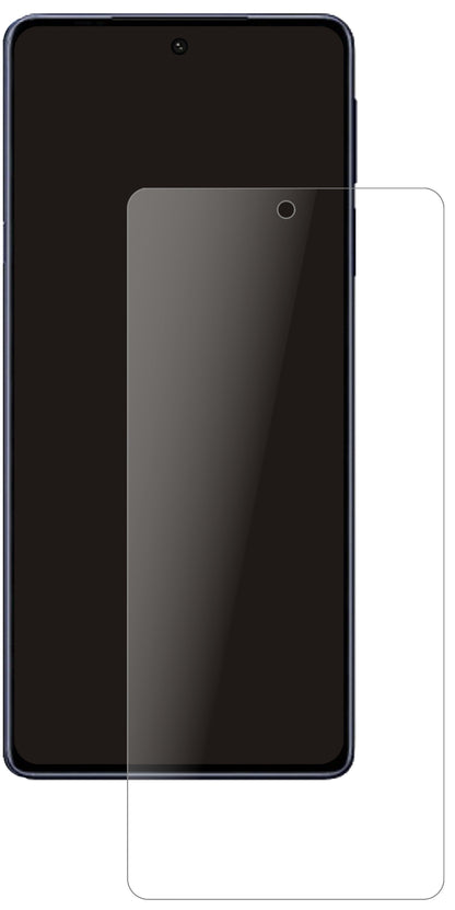 MotorolaEdge X30 mit aufgebrachter dipos Panzerfolie, die lästige Fingerabdrücke minimiert