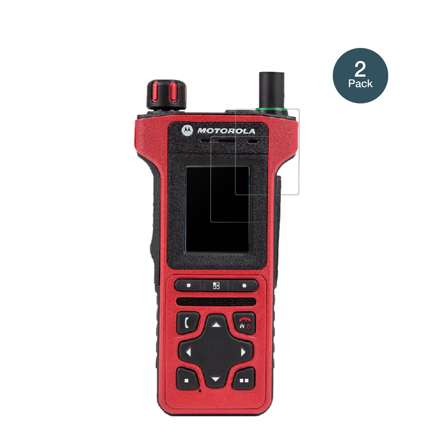 MotorolaMTP8500Ex mit aufgebrachter dipos Panzerfolie, die lästige Fingerabdrücke minimiert