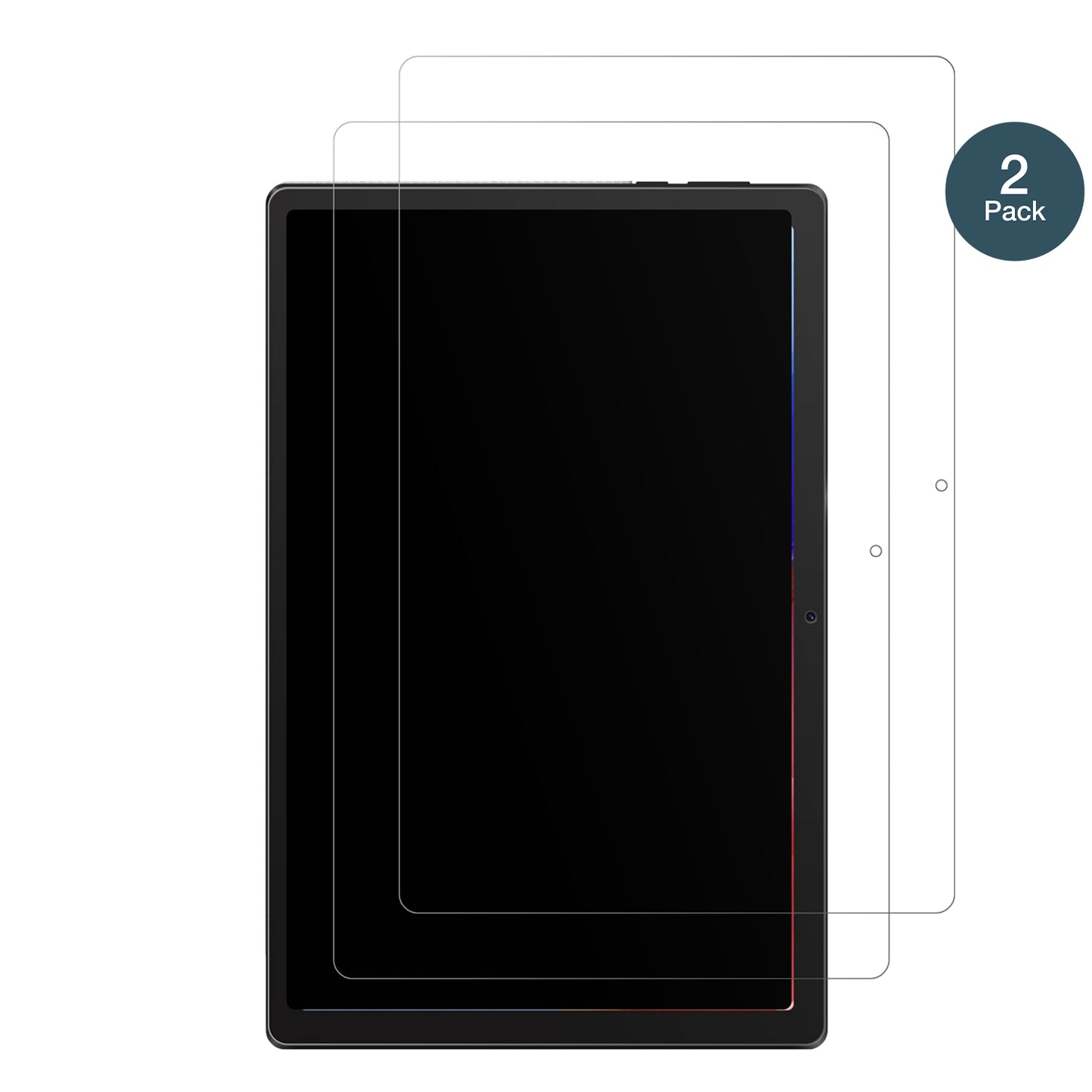 MouikeiTablet 10 Zoll mit aufgebrachter dipos Panzerfolie, die lästige Fingerabdrücke minimiert