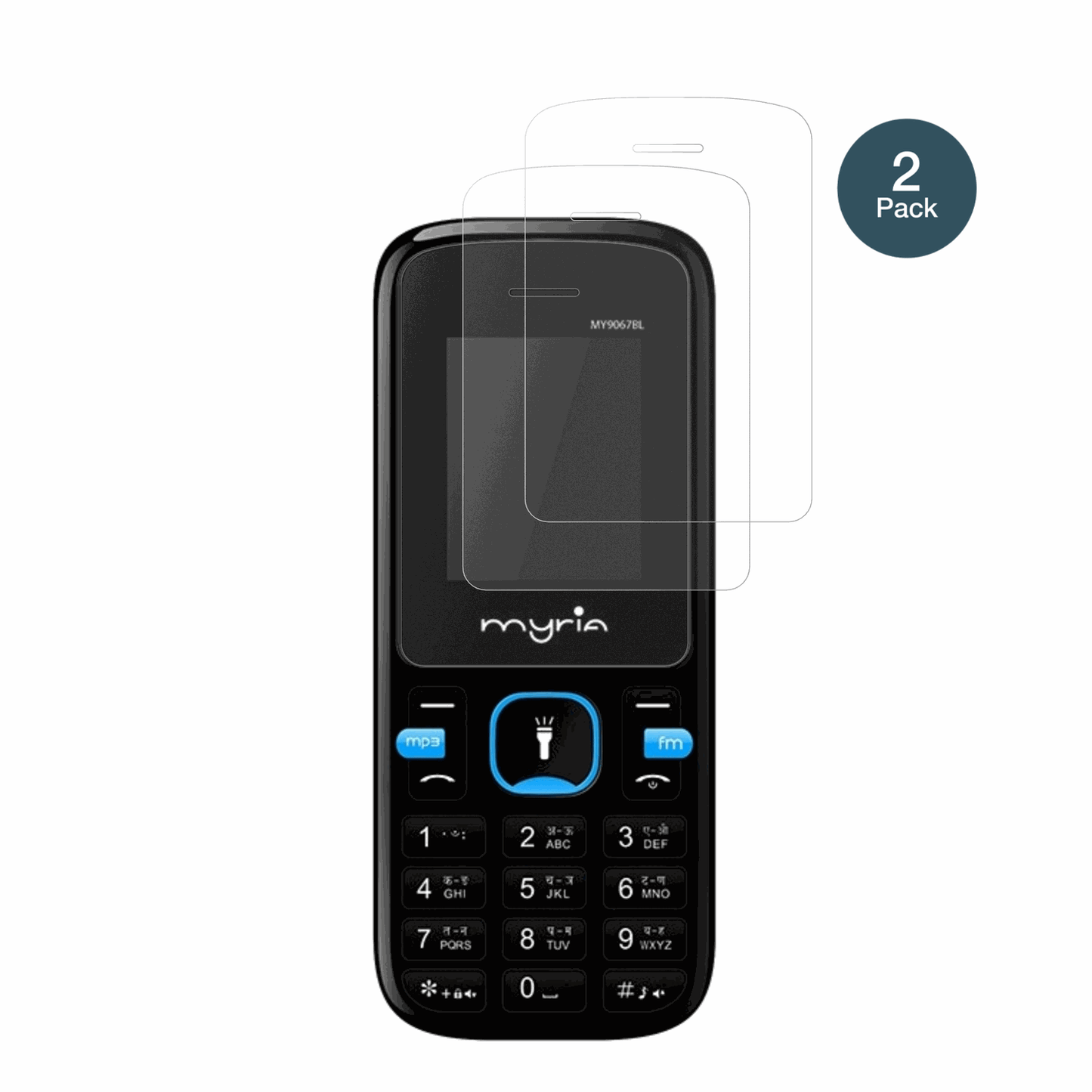 MyriaEndless Power U1 mit aufgebrachter dipos Panzerfolie, die lästige Fingerabdrücke minimiert