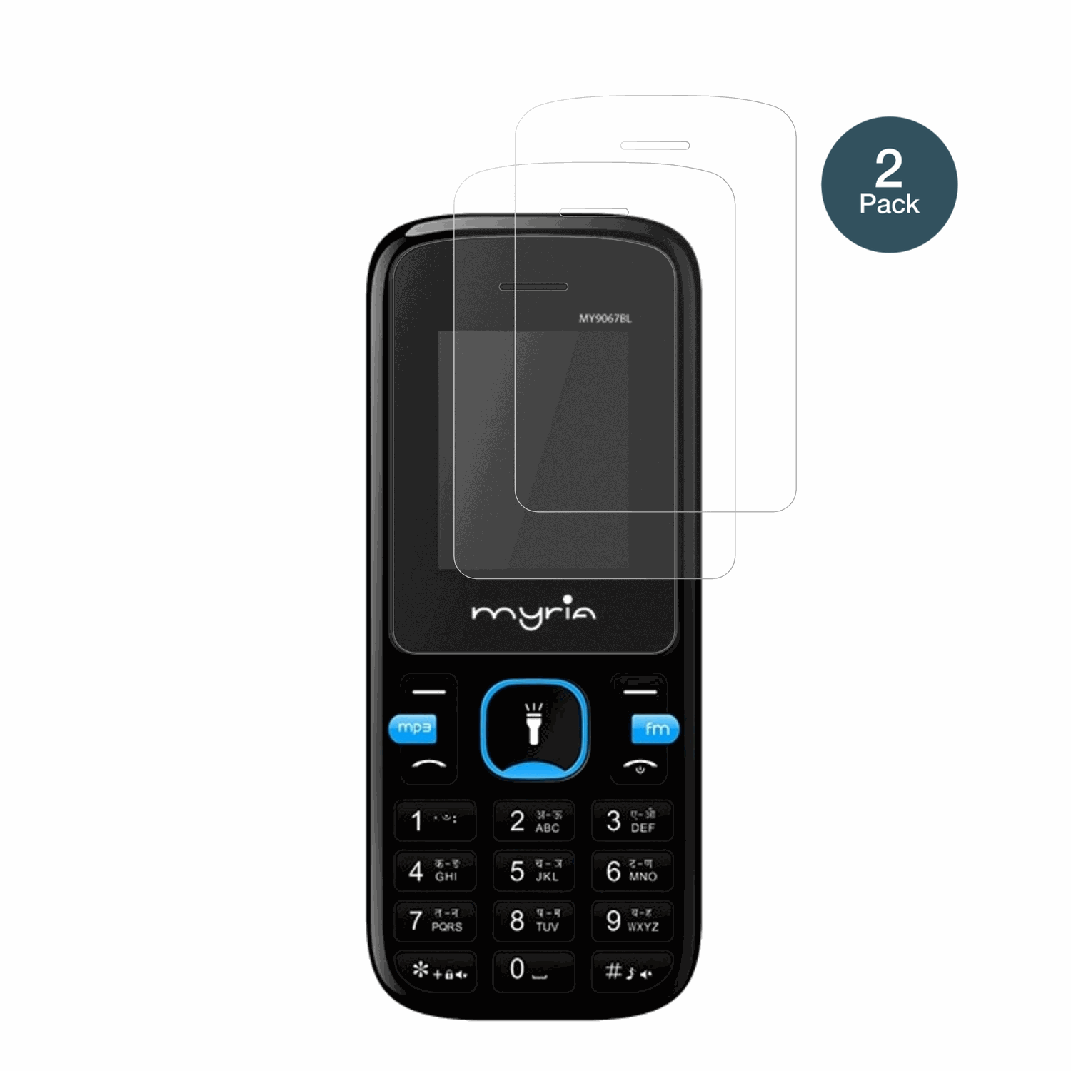MyriaEndless Power U1 mit aufgebrachter dipos Panzerfolie, die lästige Fingerabdrücke minimiert