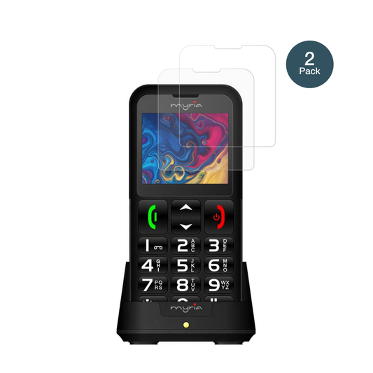 MyriaSenior mit aufgebrachter dipos Panzerfolie, die lästige Fingerabdrücke minimiert