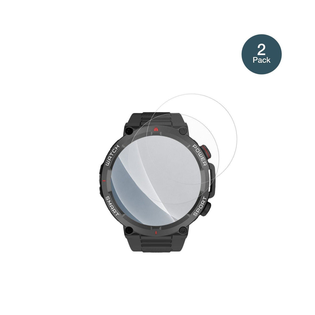 2x 9H Schutzfolie matt für Neow W-Watch 1.39 Panzerfolie