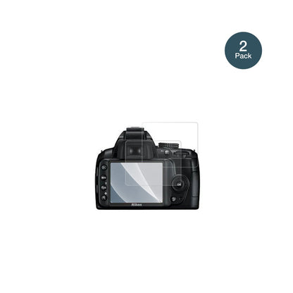 NikonD3000 mit aufgebrachter dipos Panzerfolie, die lästige Fingerabdrücke minimiert