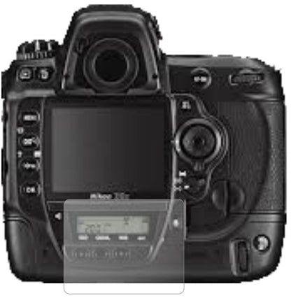 NikonD3x mit aufgebrachter dipos Panzerfolie, die lästige Fingerabdrücke minimiert
