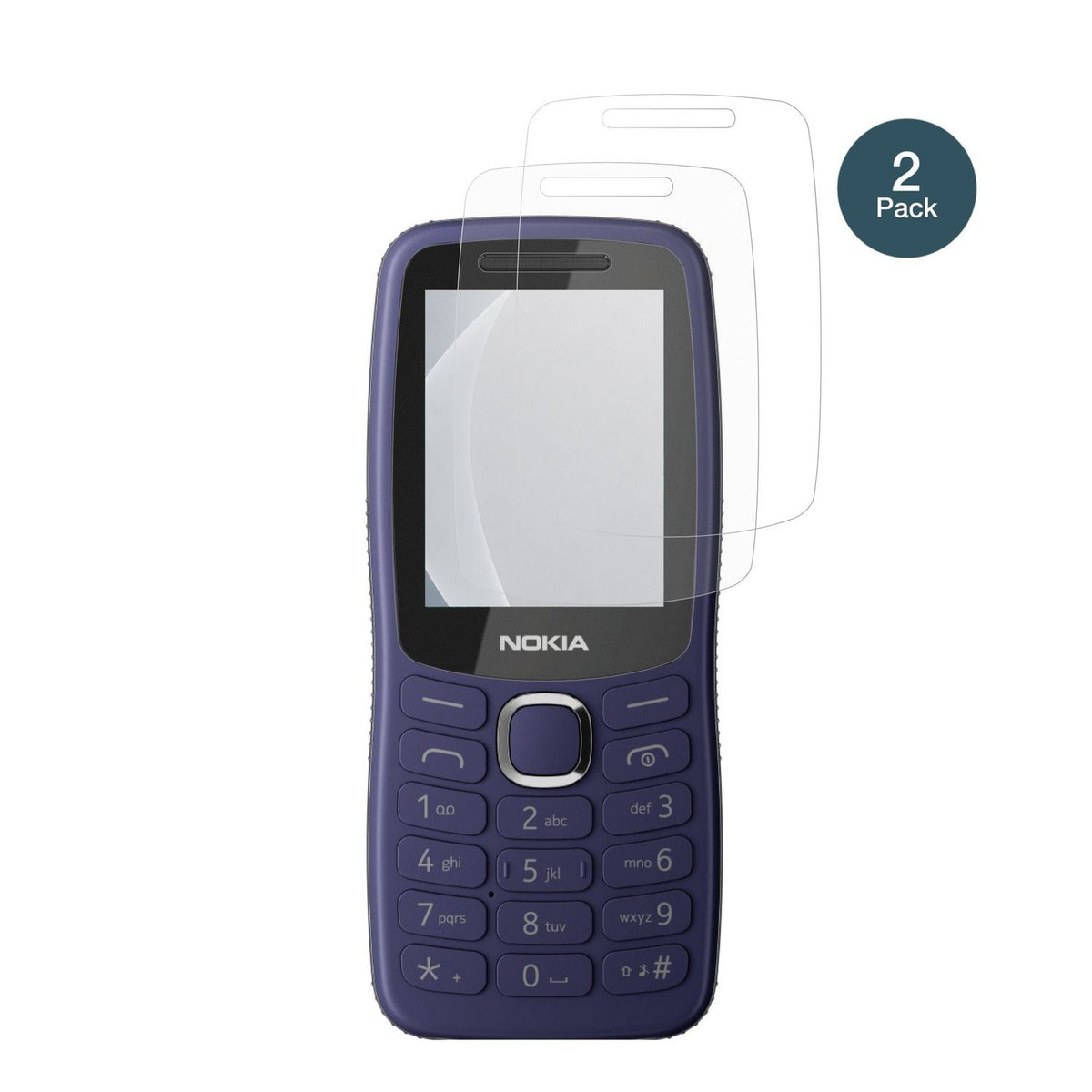 Nokia123 Shield mit aufgebrachter dipos Panzerfolie, die lästige Fingerabdrücke minimiert