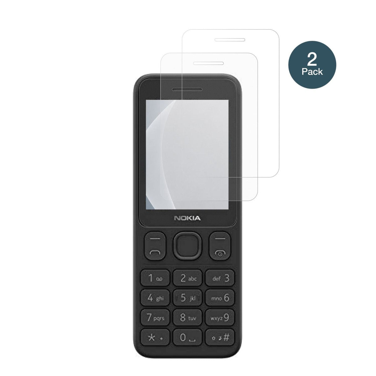 Nokia125 mit aufgebrachter dipos Panzerfolie, die lästige Fingerabdrücke minimiert