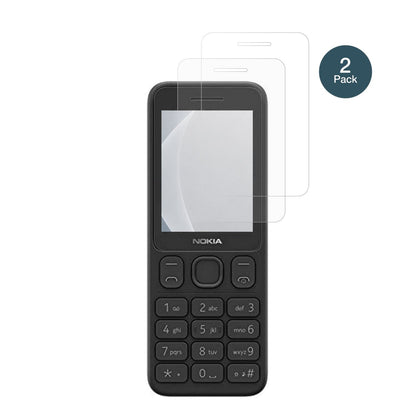 Nokia125 mit aufgebrachter dipos Panzerfolie, die lästige Fingerabdrücke minimiert