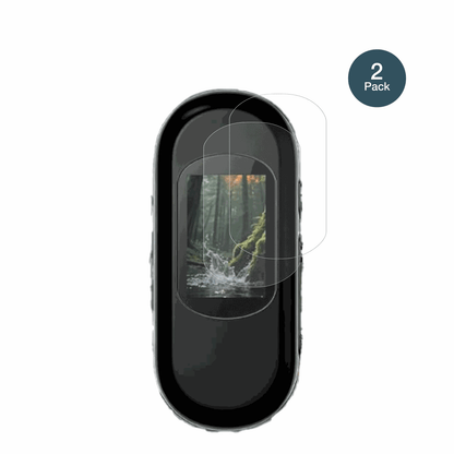 OBESTM25 Mini-Action mit aufgebrachter dipos Panzerfolie, die lästige Fingerabdrücke minimiert