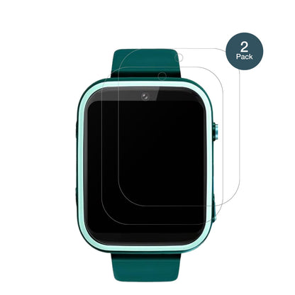 OkyukT45 Smartwatch Kinder mit aufgebrachter dipos Panzerfolie, die lästige Fingerabdrücke minimiert