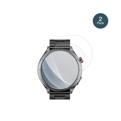 Oliimptek1.53 Zoll Smartwatch mit aufgebrachter dipos Panzerfolie, die lästige Fingerabdrücke minimiert