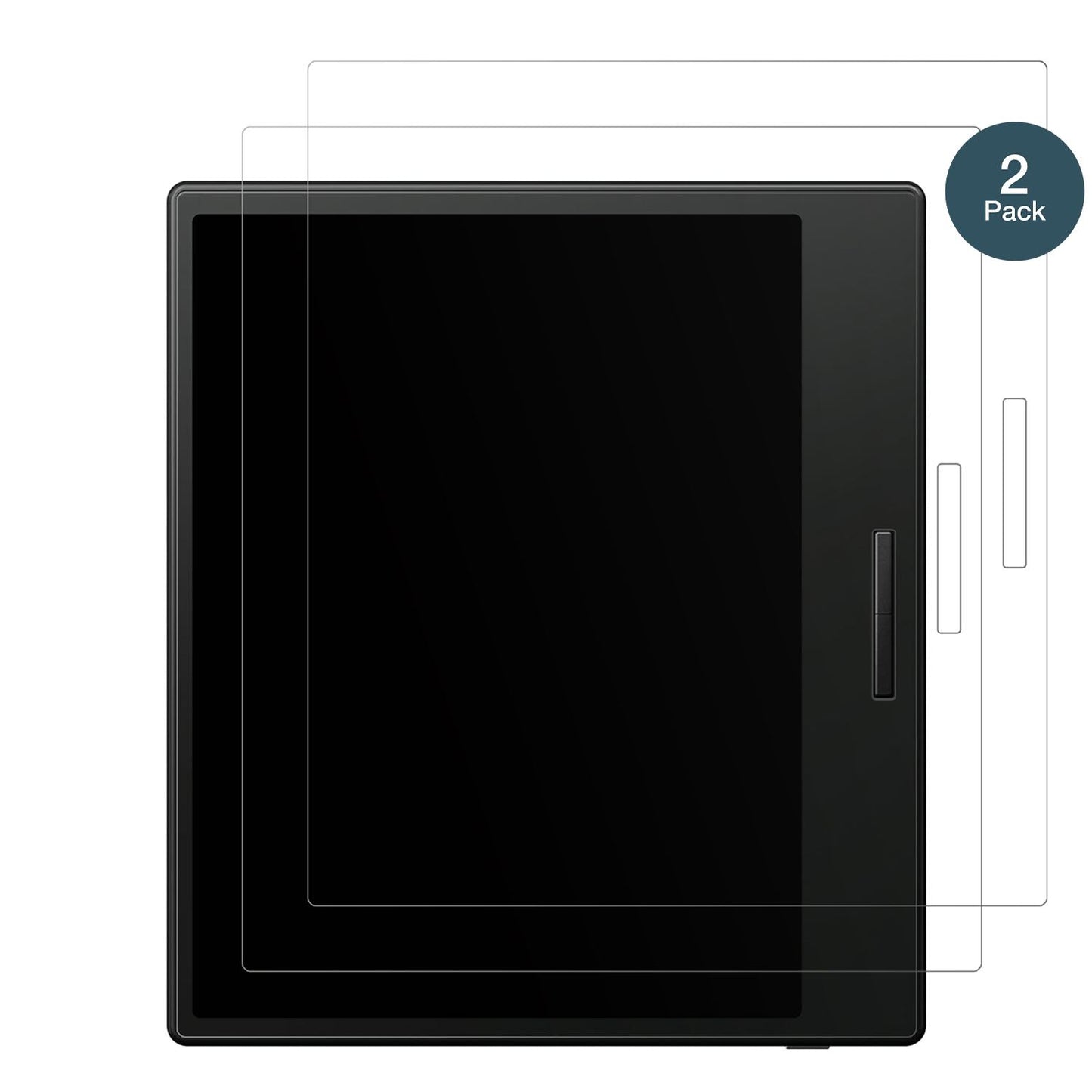 OnyxBoox Go Color 7 mit aufgebrachter dipos Panzerfolie, die lästige Fingerabdrücke minimiert