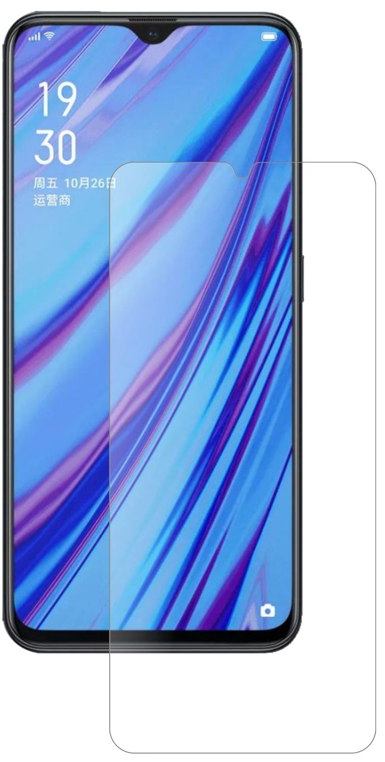 OppoA9x mit aufgebrachter dipos Panzerfolie, die lästige Fingerabdrücke minimiert
