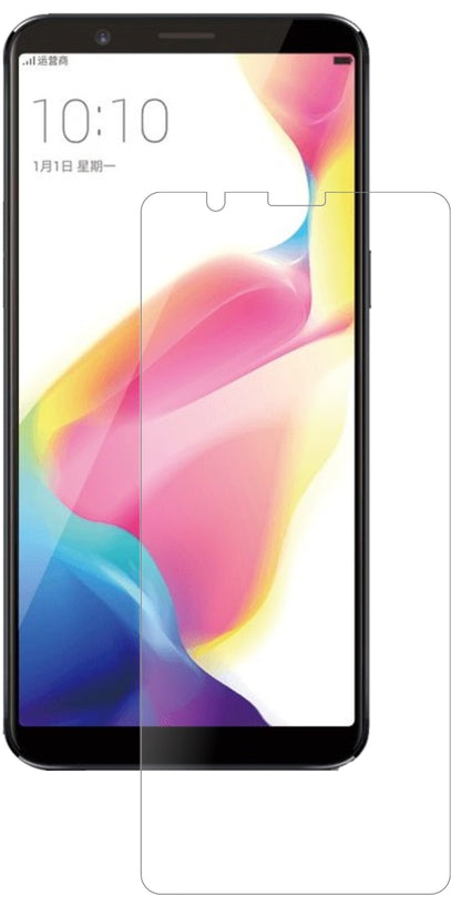 OppoR11s Plus mit aufgebrachter dipos Panzerfolie, die lästige Fingerabdrücke minimiert