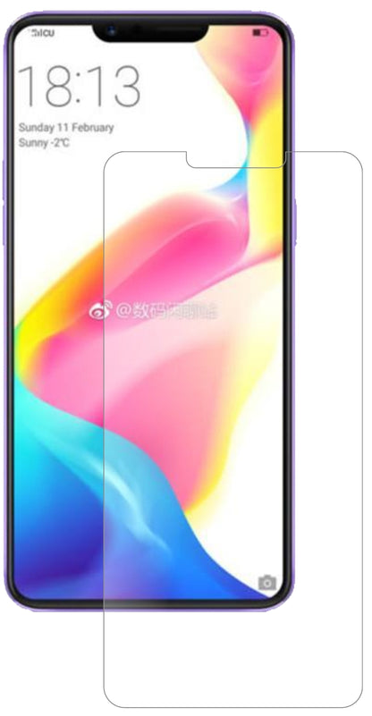 OppoR15 Dream Mirror mit aufgebrachter dipos Panzerfolie, die lästige Fingerabdrücke minimiert