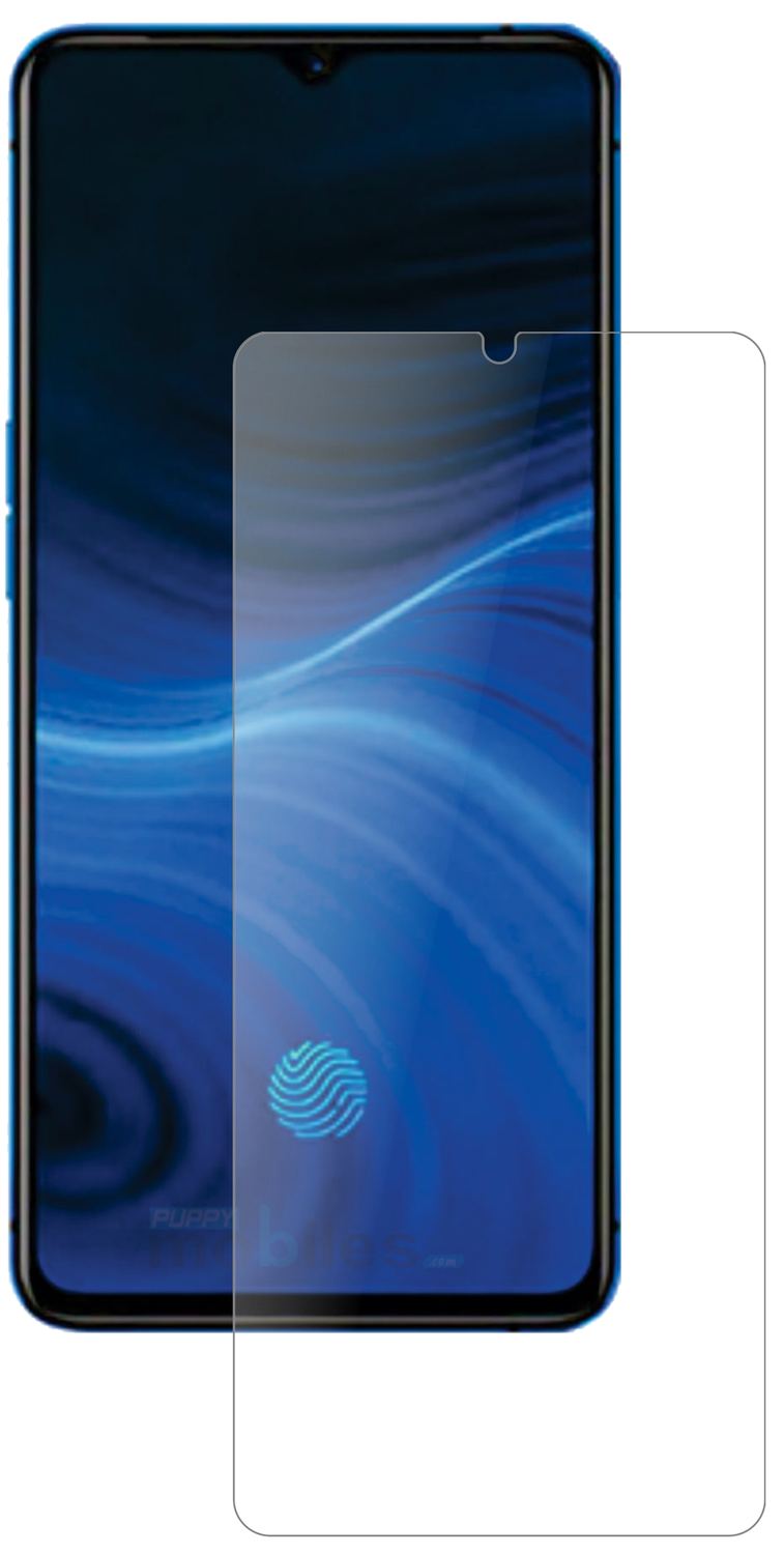OppoRealme X2 Pro mit aufgebrachter dipos Panzerfolie, die lästige Fingerabdrücke minimiert