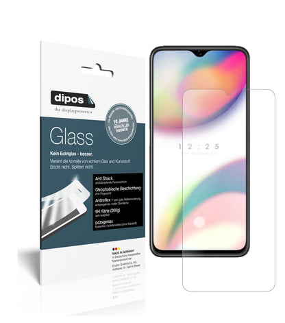 OppoReno Z mit aufgebrachter dipos Panzerfolie, die lästige Fingerabdrücke minimiert