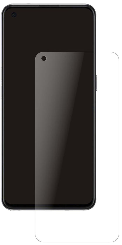 OppoReno5 K mit aufgebrachter dipos Panzerfolie, die lästige Fingerabdrücke minimiert