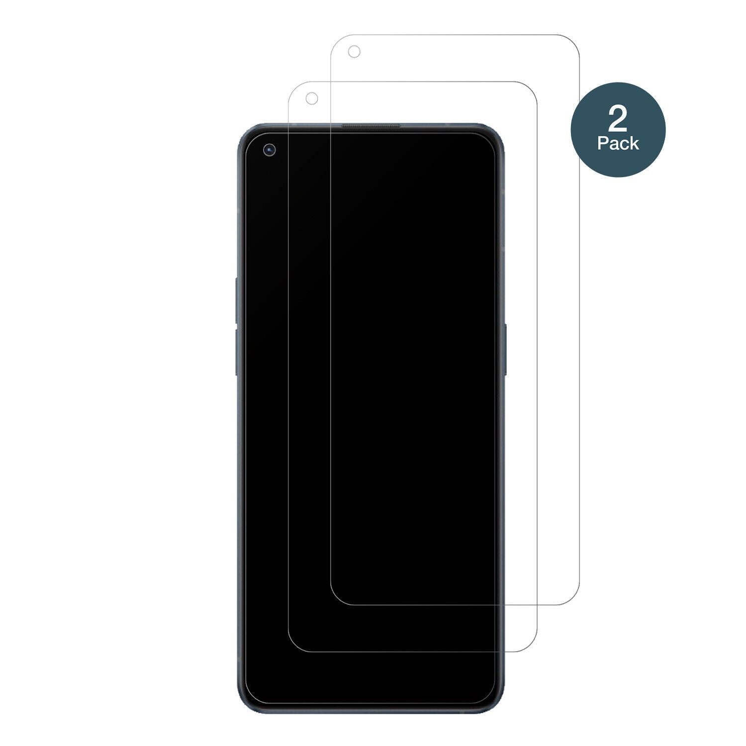 OPPOReno6 4G mit aufgebrachter dipos Panzerfolie, die lästige Fingerabdrücke minimiert