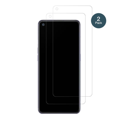 OppoReno6 Lite mit aufgebrachter dipos Panzerfolie, die lästige Fingerabdrücke minimiert